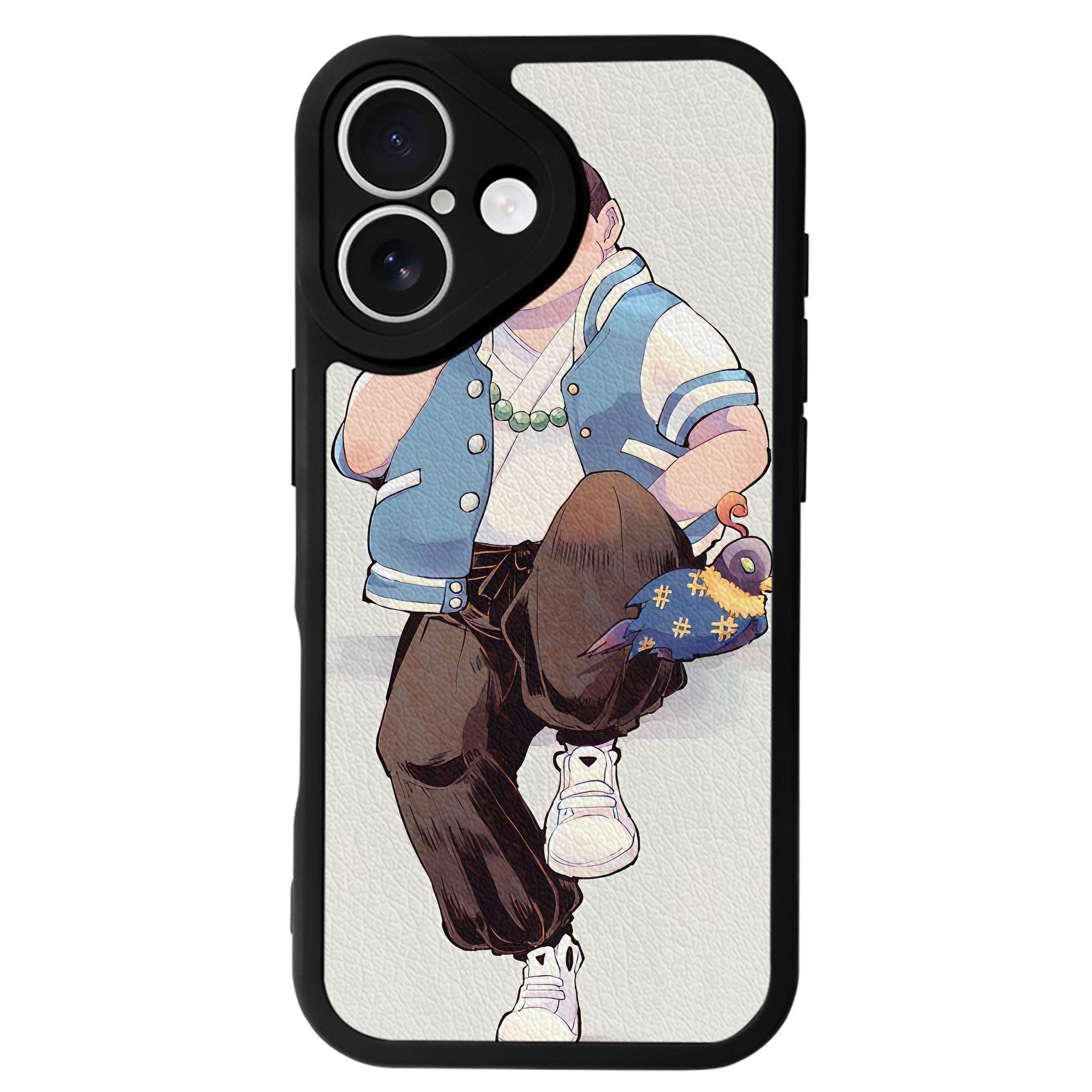 （画像用） 妖怪ウォッチ Yo-kai Watch 【iPhone 16シリーズ対応】シリコンスマホケース（レザー調） 材質：シリコン